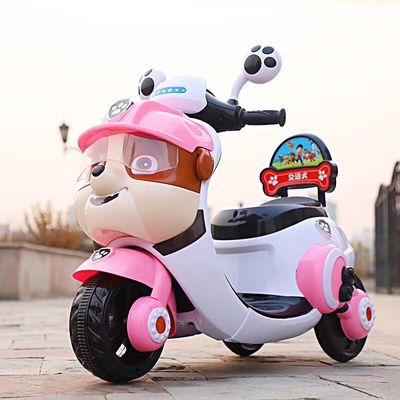 494PCS 子供用電動バイク トライサイクルのおもちゃ 車に乗る 2-5歳児向け