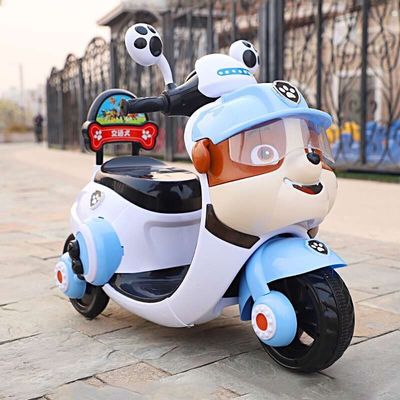 494PCS 子供用電動バイク トライサイクルのおもちゃ 車に乗る 2-5歳児向け