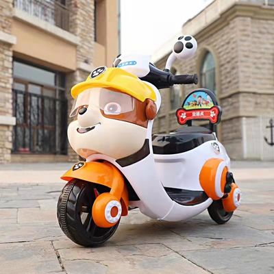 494PCS 子供用電動バイク トライサイクルのおもちゃ 車に乗る 2-5歳児向け