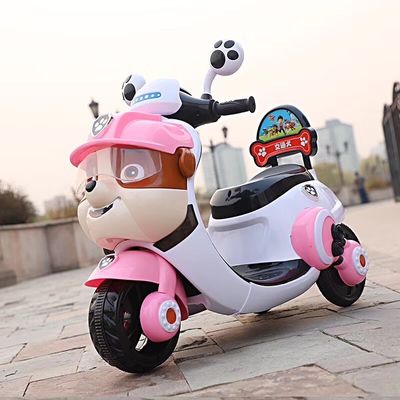 494PCS 子供用電動バイク トライサイクルのおもちゃ 車に乗る 2-5歳児向け