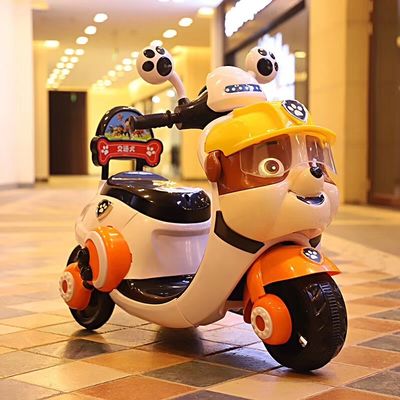 494PCS 子供用電動バイク トライサイクルのおもちゃ 車に乗る 2-5歳児向け