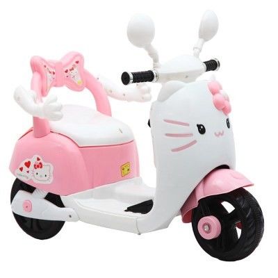 3輪 子供の電動乗り 可愛いオートバイ 子供用車 5-7歳