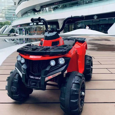 ダブルドライブ 四輪ビーチオフロードATV 子供のためのおもちゃ車に乗れ PPプラスチック素材