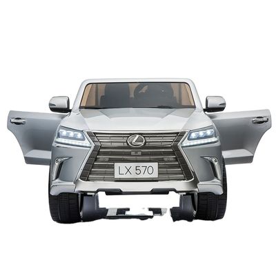 青い絵の色 赤ちゃんの車に乗る 12v 電動SUV リモコンと音楽のおもちゃ