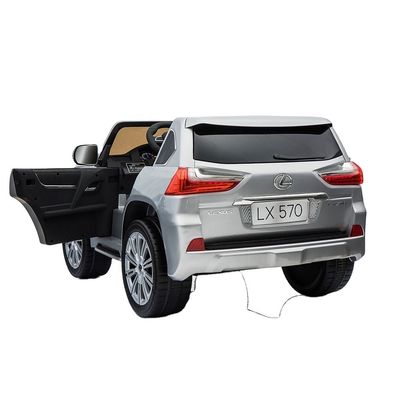 青い絵の色 赤ちゃんの車に乗る 12v 電動SUV リモコンと音楽のおもちゃ