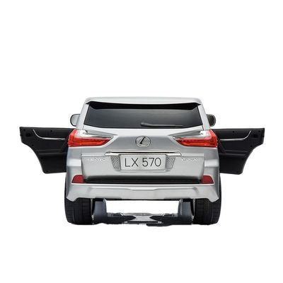 青い絵の色 赤ちゃんの車に乗る 12v 電動SUV リモコンと音楽のおもちゃ