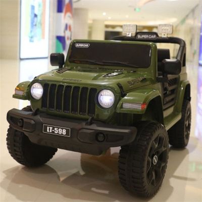 子供は車に乗る リモコンと充電可能なバッテリー付きの12V電動2人乗り