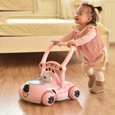 プラスティック キッズ 押す車に乗る カーノップなし モーターなし カスタムデザイン ピンク/ブルー/ホワイト