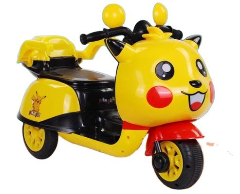 MP3音楽歌 LED照明 玩具 6v 電動オートバイ 車 子供向け 黄色 青 ピンク