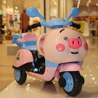 子供の歌 LED照明 玩具 6V 電動バイクに乗る 3-6歳児