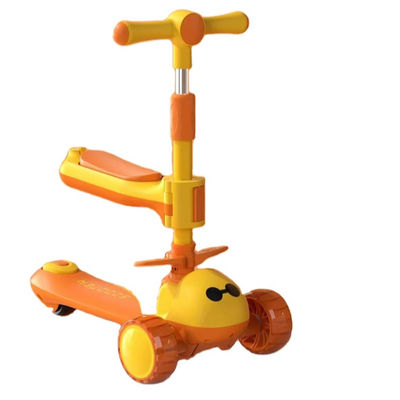 3 イン 1 マルチ 機能 ベビーウォーカー 3 輪 乗車 折りたたみ 大きい 輪 スクーター 車 子供 向け
