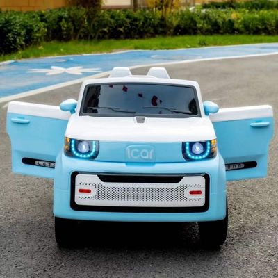 4輪電池 プラスチック 赤ちゃん 子供 電動玩具 リモコン 12V*390*2 モーター