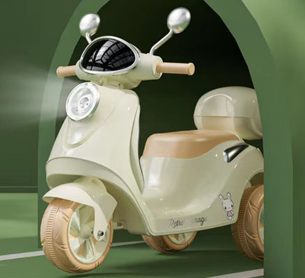 PP プラスチック 6v 電気自動車バイクに乗る 子供用 収納箱とライト 2023