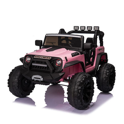女の子の12Vピンク電動車 ライトと2.4Gリモコン