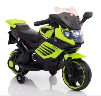 子供 玩具 車 6v 電動バイク ライトと補助車輪の車に乗る