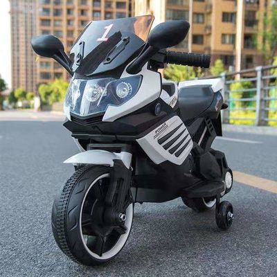 子供 玩具 車 6v 電動バイク ライトと補助車輪の車に乗る