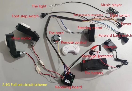 パワーとスピード 子供用電気玩具車 DIY用部品セット バッテリーも含まれます