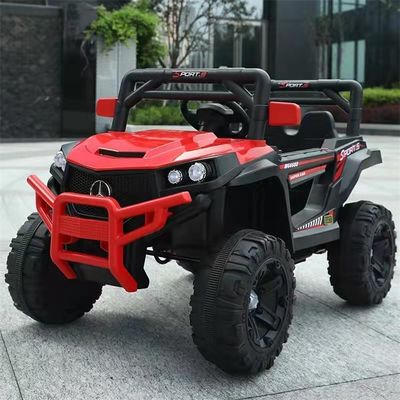 108*62*66cm プラスチックオフロード 車に乗る 子供向け 12v 高級 2人乗り電動車
