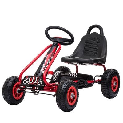 玩具 に 乗っ て 調整 できる 座席 ハンドブレーキ 4 輪 ペダル 子供 の 娯楽 の ため の ゴー カート