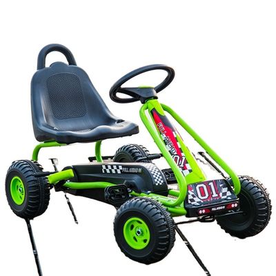 玩具 に 乗っ て 調整 できる 座席 ハンドブレーキ 4 輪 ペダル 子供 の 娯楽 の ため の ゴー カート
