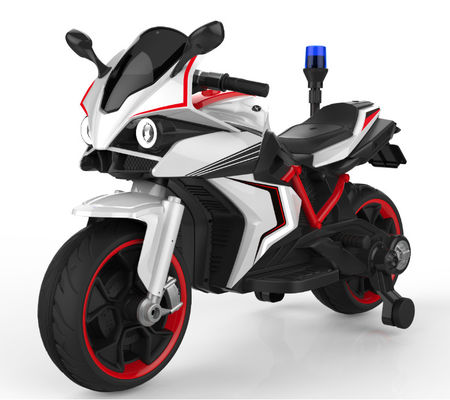 一触動で起動 12V 電動 車に乗せ 子供 警察 モーターサイクルのおもちゃ 警察ライト