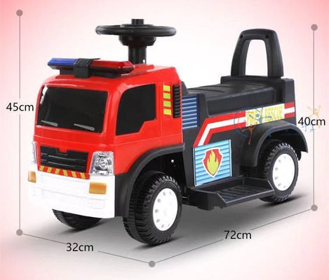 赤 白/白/赤 6V 電動 車に乗る 子供向け シミュレーション サイレン照明と音楽
