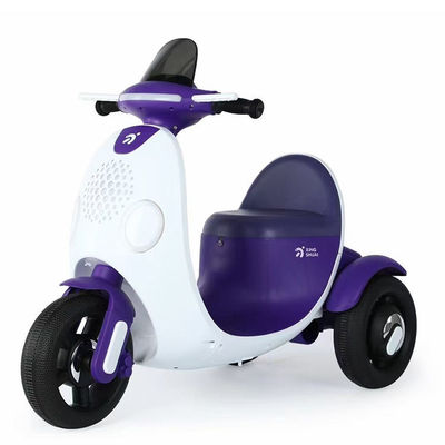 刺激的な乗車のための音楽ライト付きのPPプラスチック 子供の電気バイク三輪車