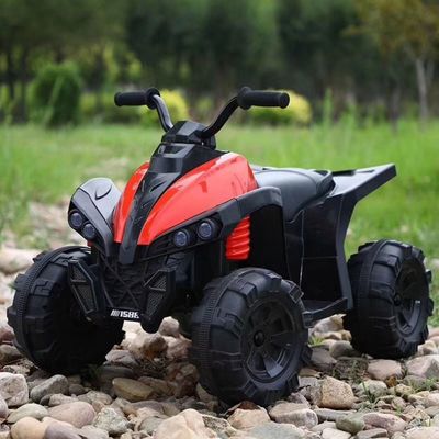 子供がATVを運転するために車に乗る 音楽とライト 12V電池駆動電源