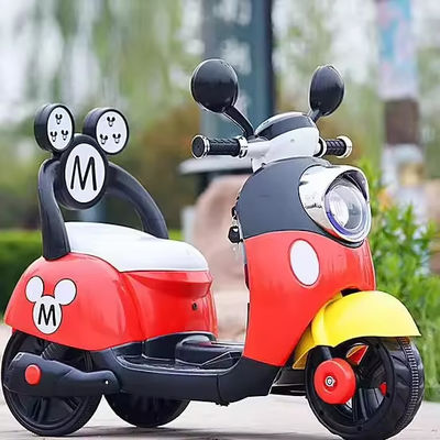 リモート充電 幼児用電気三輪車 音楽車 ピンク色