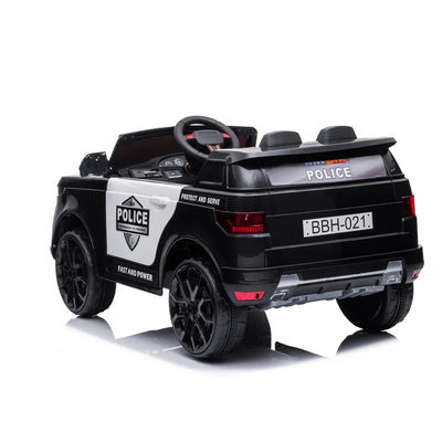 PP プラスチック型 警察スタイルの車 子供用おもちゃ ドライブオン 12V 電動リモコン付き車