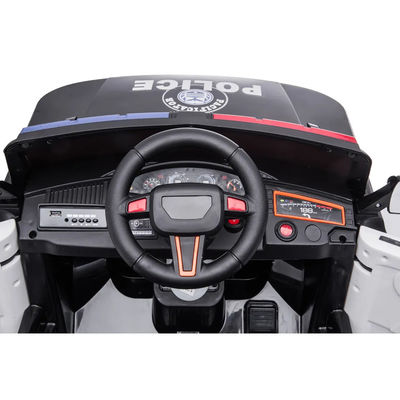 PP プラスチック型 警察スタイルの車 子供用おもちゃ ドライブオン 12V 電動リモコン付き車