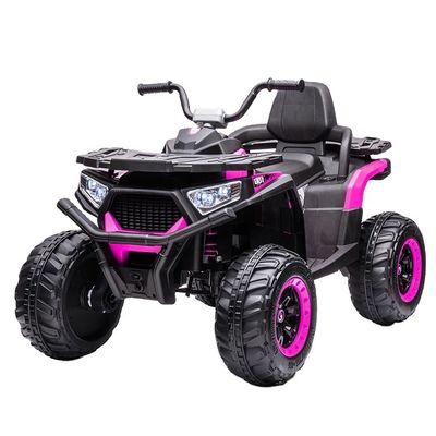 赤 黒 白 ピンク 子供 4輪車 ATV パワーホイール 12V 電気自動車 子供向け