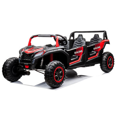 リモコン 24v UTV 4人乗り 車に乗る 大人と子供 赤ピンク色