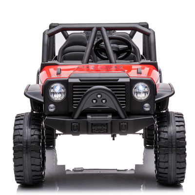 24v 12v バッテリー駆動 電動車 子供 2人乗り SUV リモコン付き車に乗る